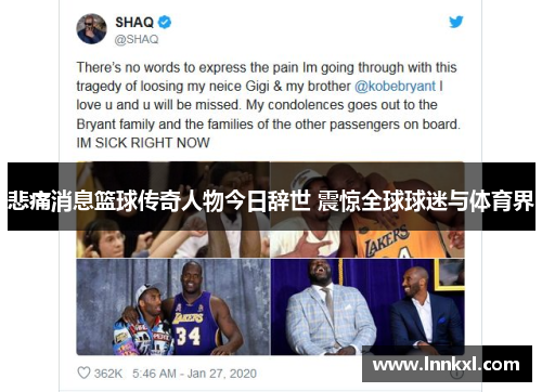 悲痛消息篮球传奇人物今日辞世 震惊全球球迷与体育界